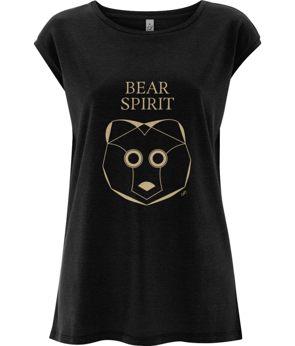 Women's Tencel Top Bear spirit gold
