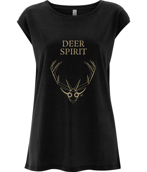 Women's Tencel Top Deer spirit gold