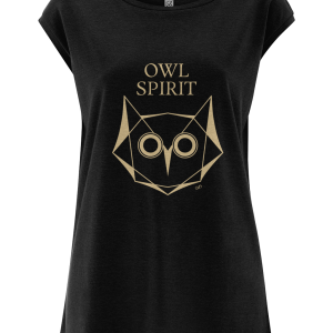 Women's Tencel Top Owl spirit gold