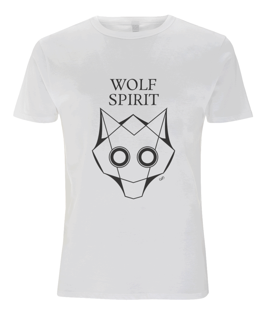 Men's Tencel Tshirt - Wolf Spirit