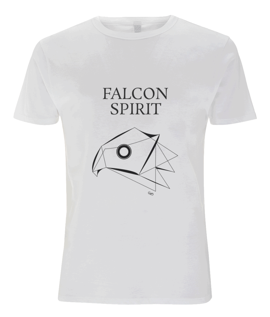 Men's Tencel TShirt Falcon spirit