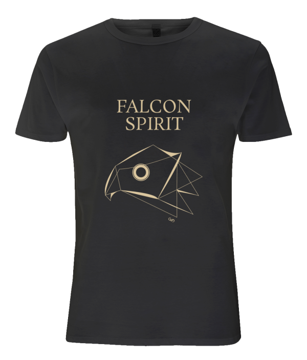 Men's Tencel TShirt Falcon spirit gold