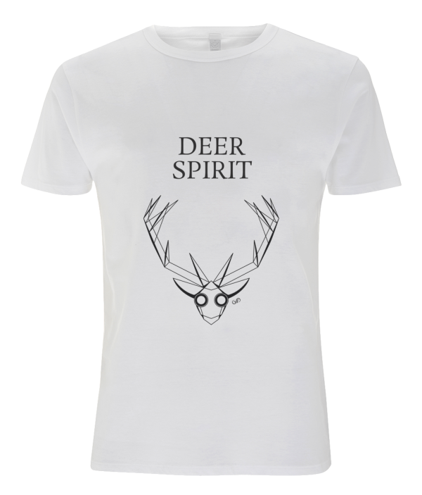 Men's Tencel TShirt Deer spirit