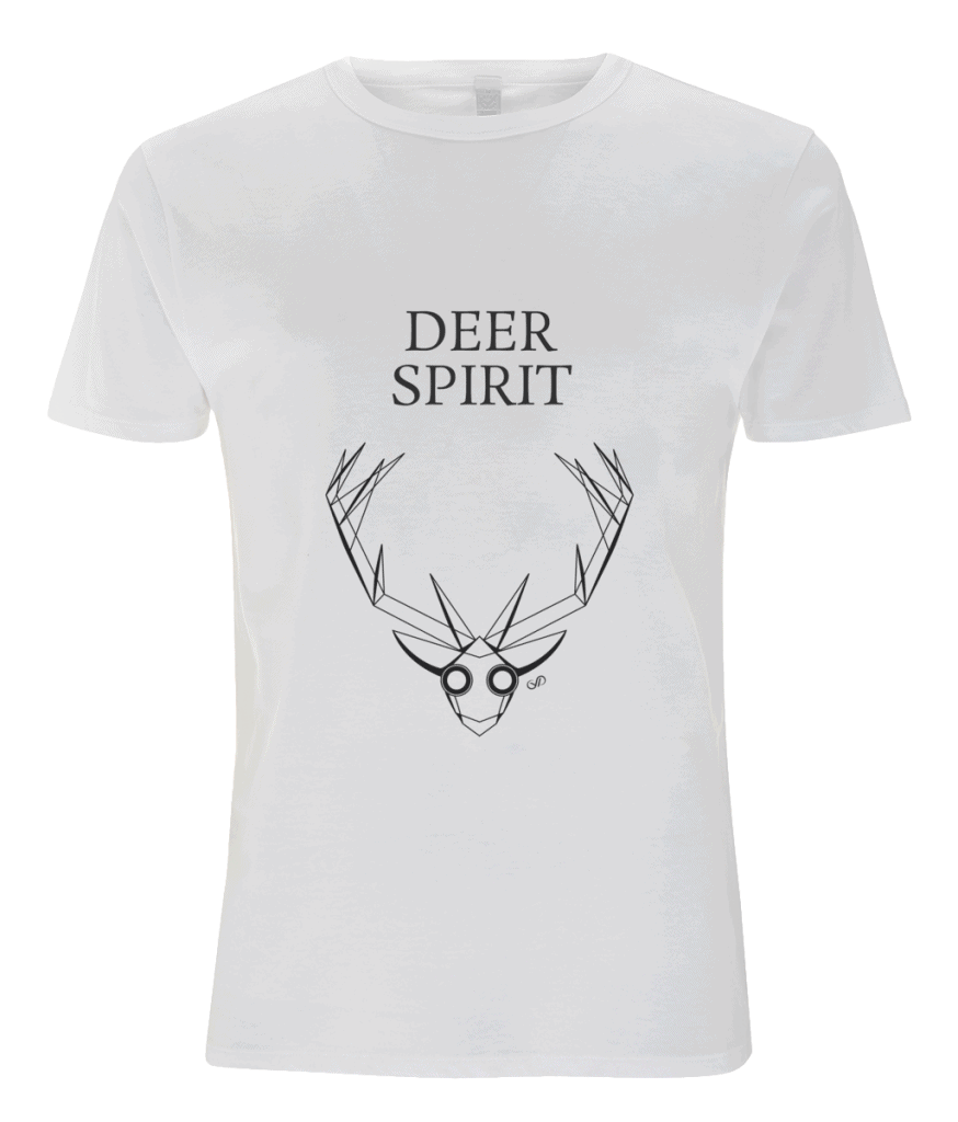 Men's Tencel TShirt Deer spirit