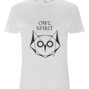 Men's Tencel TShirt Owl spirit