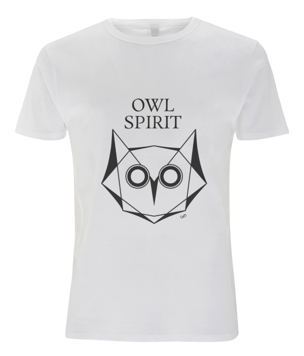 Men's Tencel TShirt Owl spirit