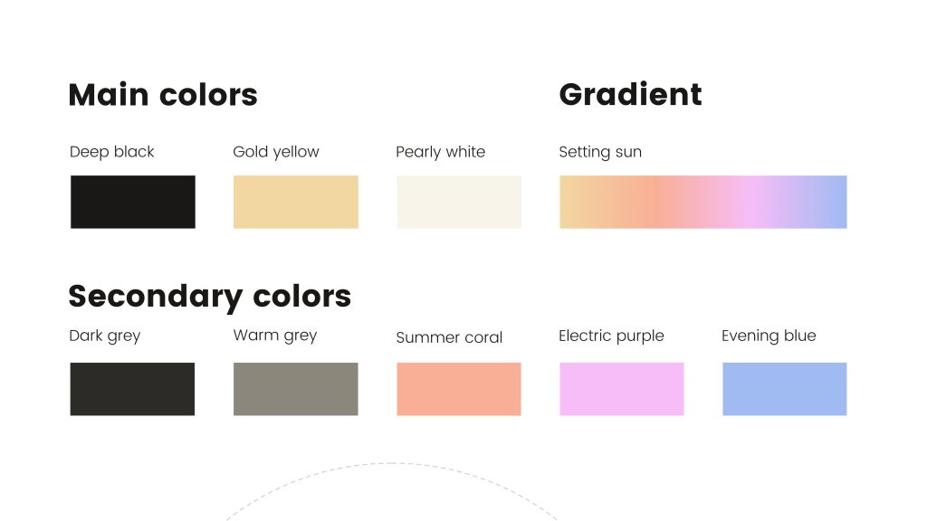 Val Sauvage Branding Colors