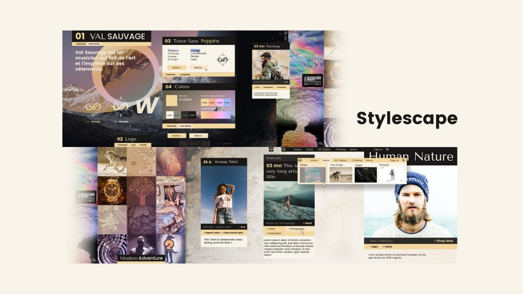 Val Sauvage Branding Stylescape