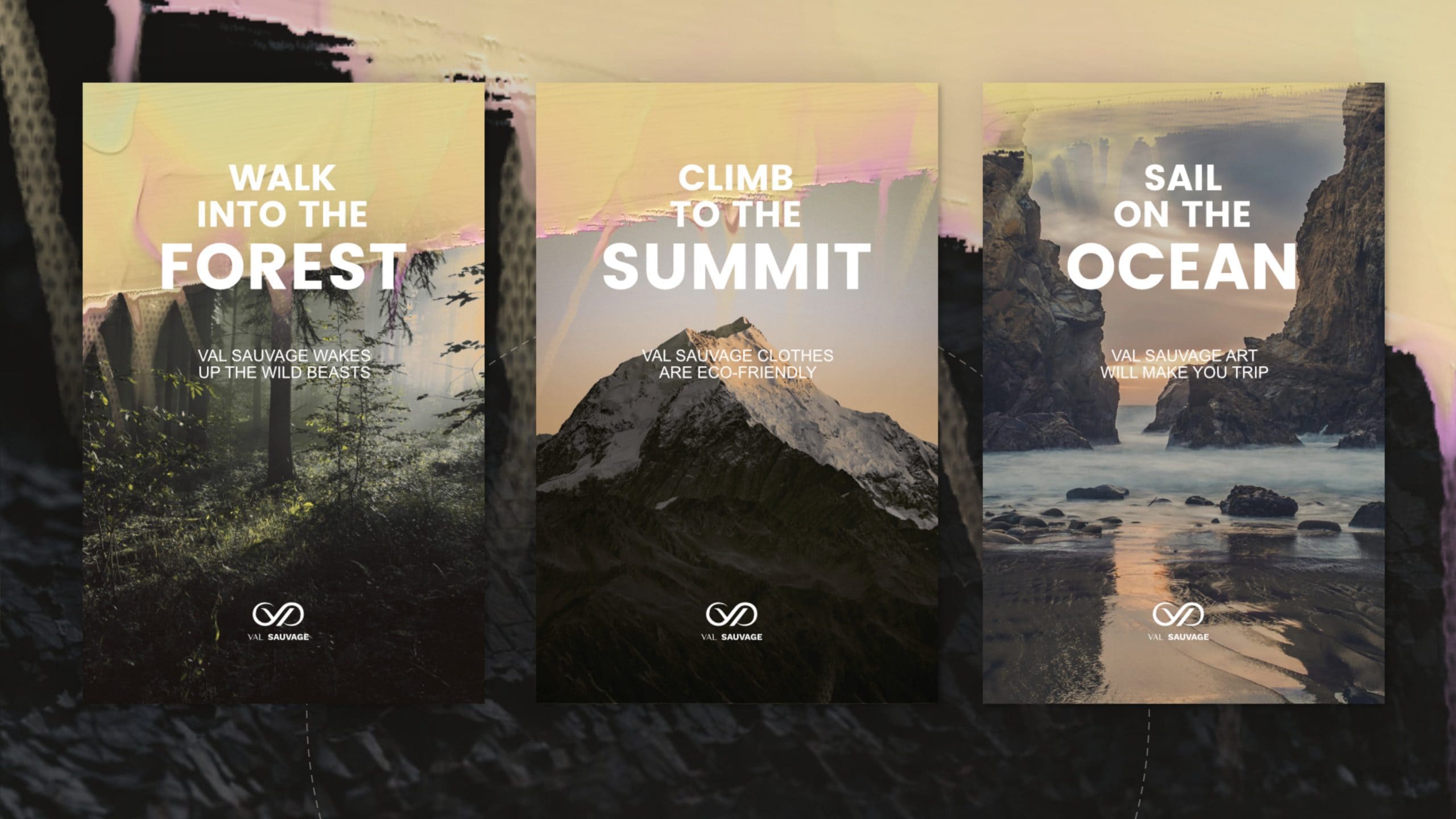 Val Sauvage Branding Posters