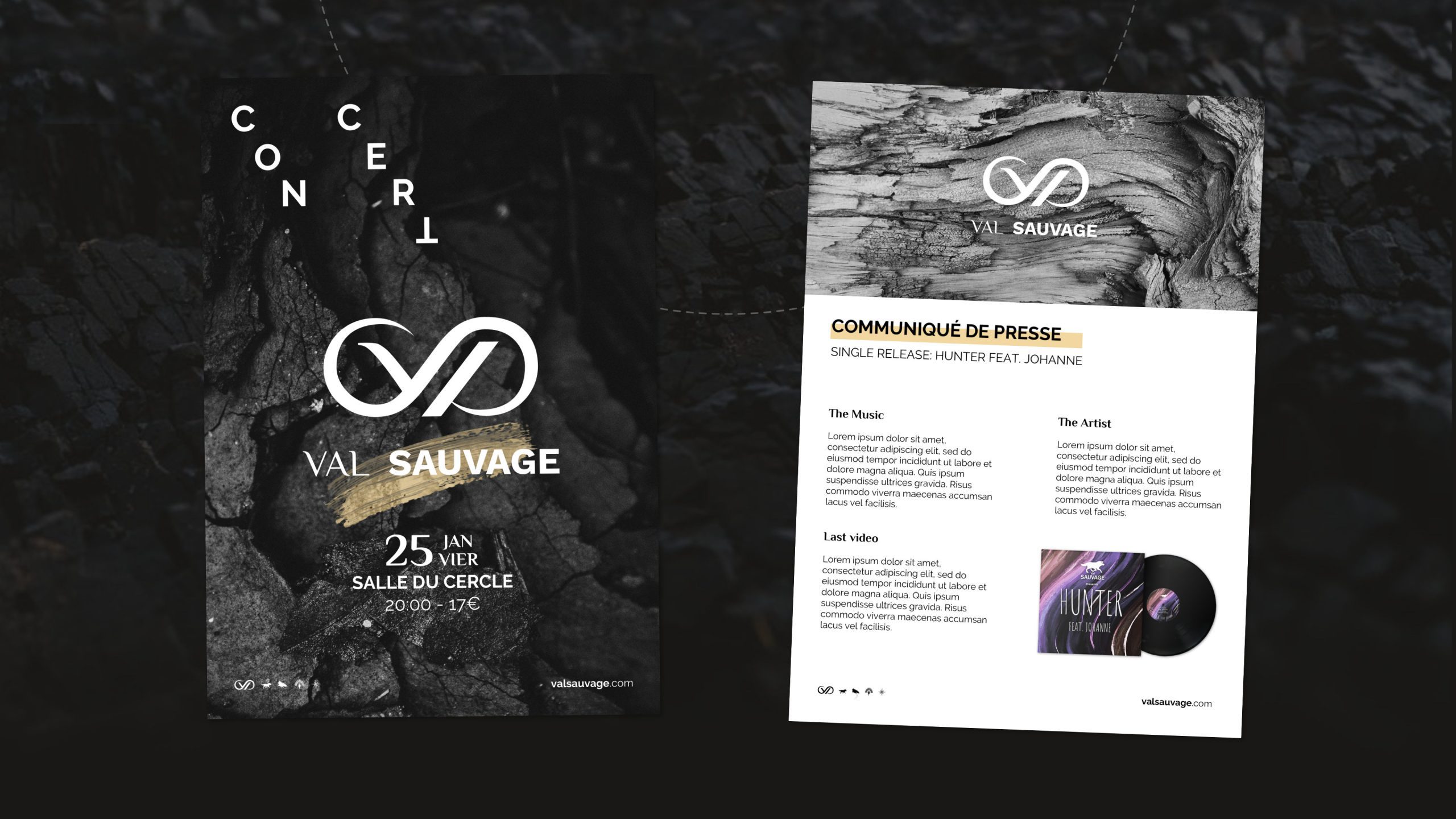 Val Sauvage Branding Concert