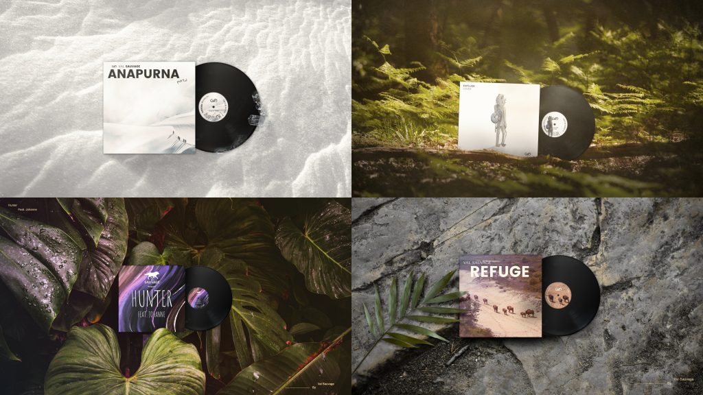 Val Sauvage Branding CD Mockup