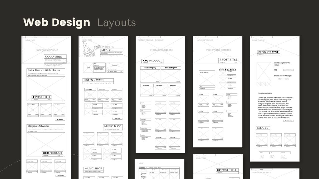 Val Sauvage Branding Layouts