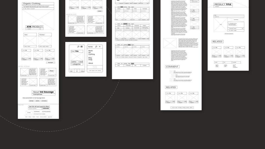 Val Sauvage Branding Layouts 2