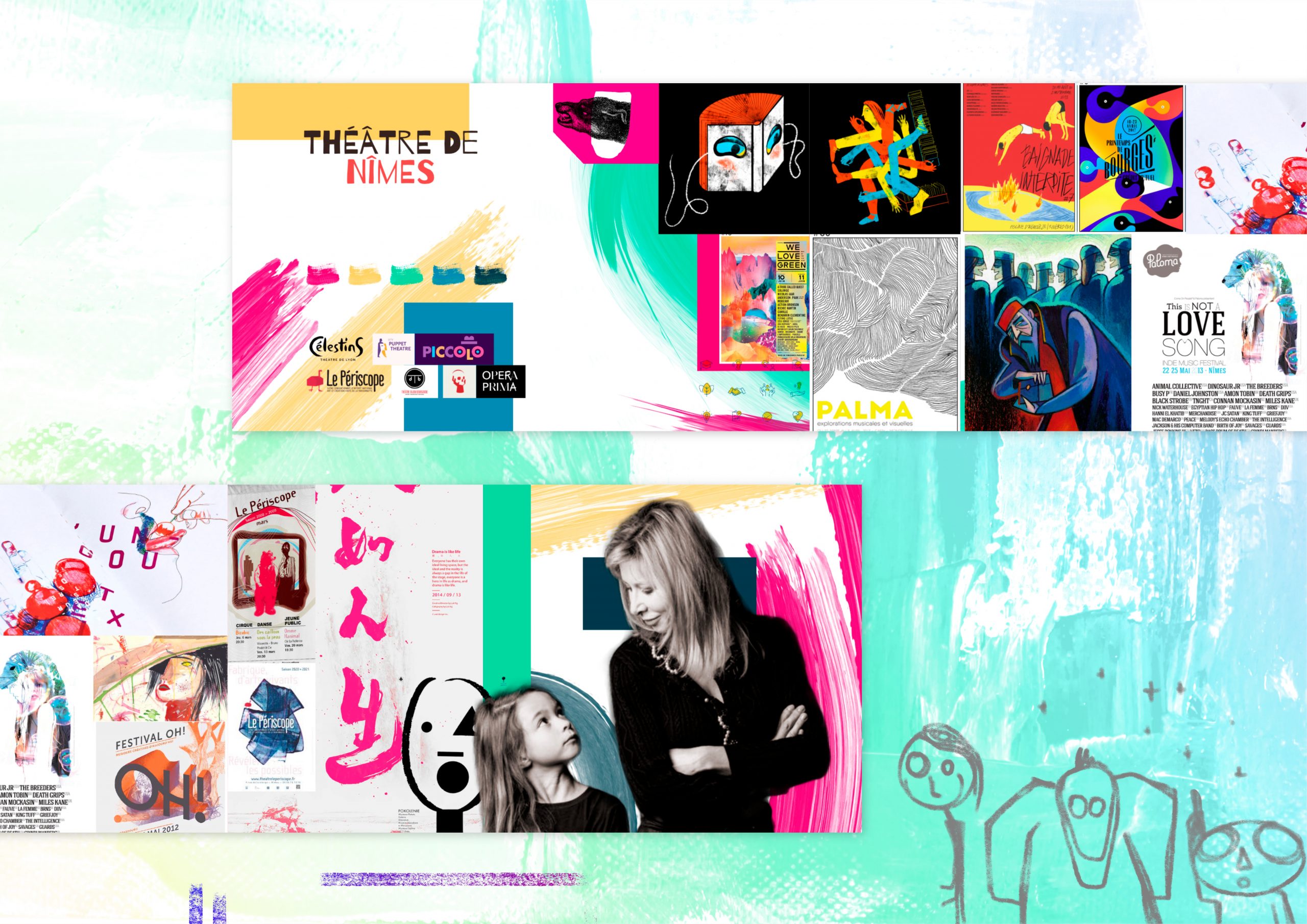 Théâtre de Nîmes Stylescape Colorful