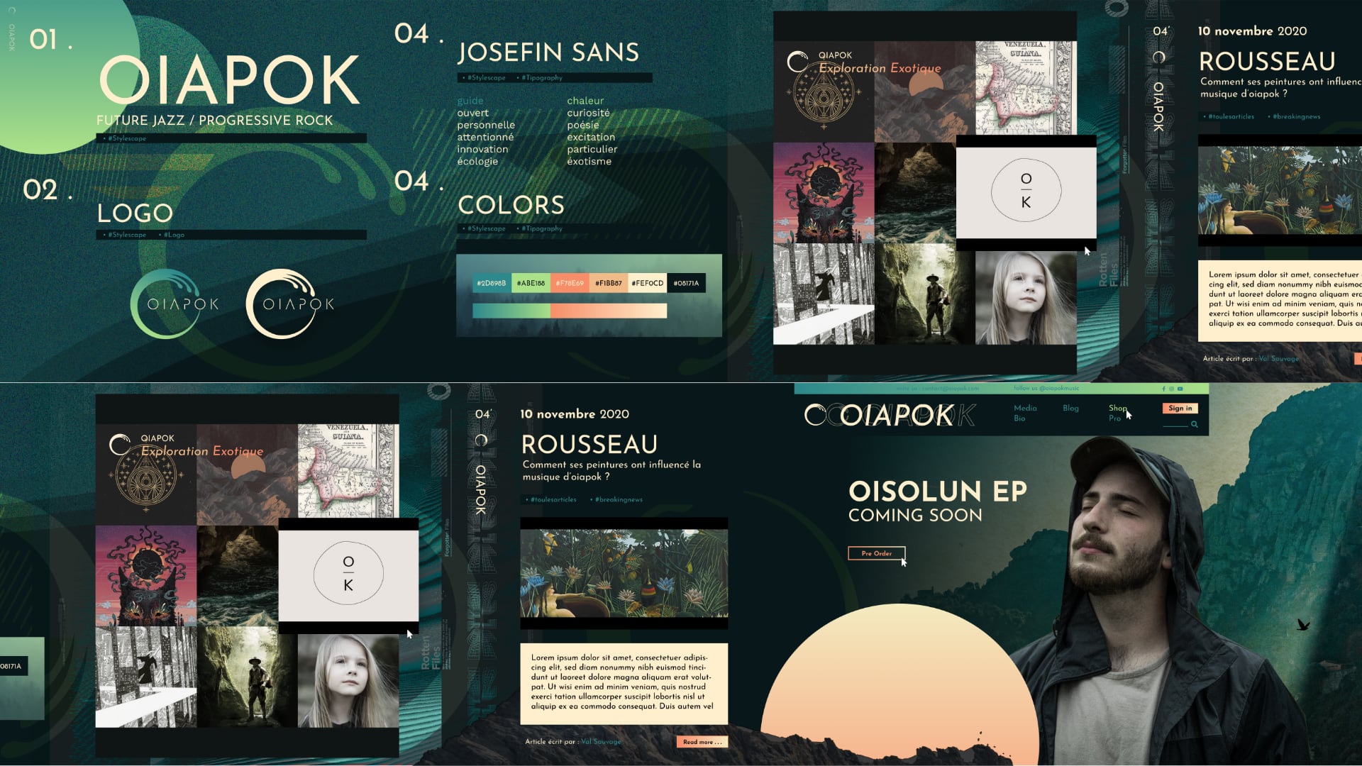 The Oiapok final stylescape